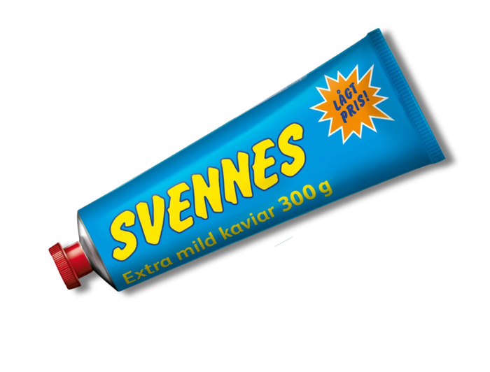 4 Tubes of Svennes Extra Mild Kaviar 300g (10.58 oz) – Authentic Swedish Creamy Cod Roe Spread