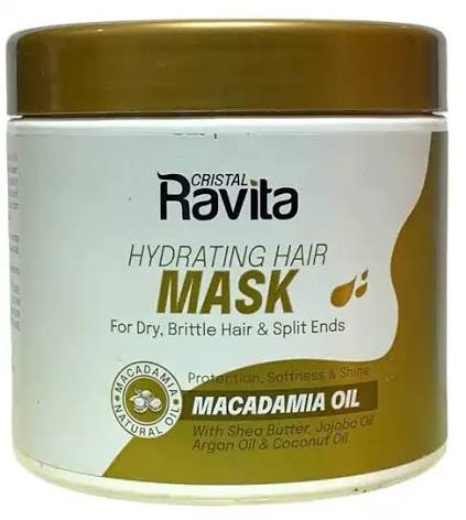 رافيتا حمام كريم 500مل زيت ماكاداميا - Ravita Macadamia Oil Hair Mask / Deep Conditioning Cream 500ml