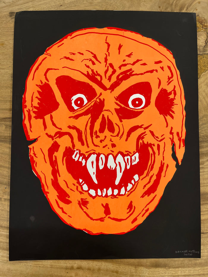 (Walker Mettling) Orange Skull