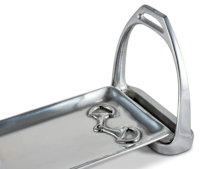 Arthur Court Equestrian Stirrup Tray