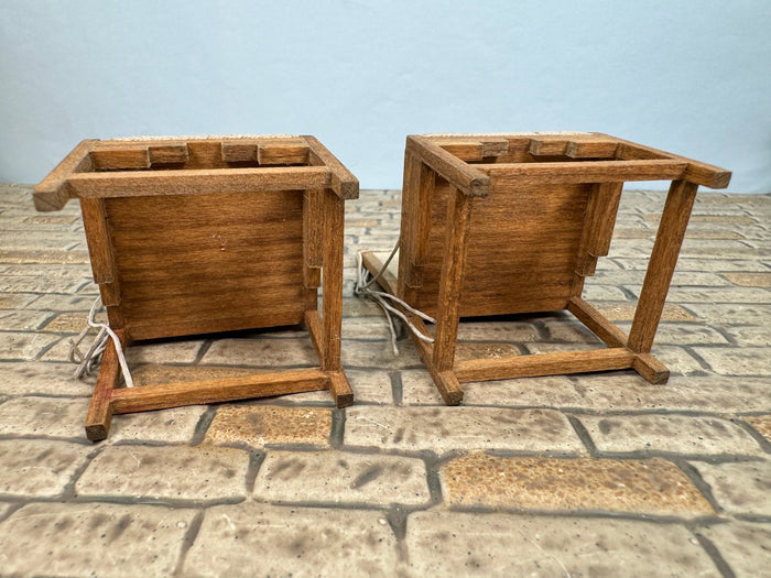 Artisan Handmade Southwestern Leather Hide Chair Set