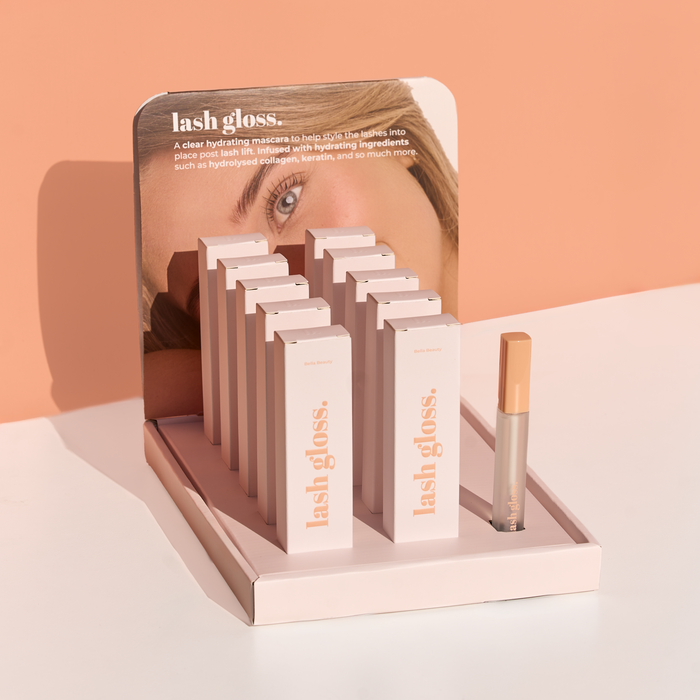 Bella Beauty Pro - Retail Stand - Lash Gloss