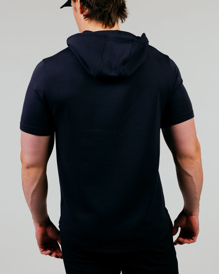 Black CoreSoft Hooded Tee