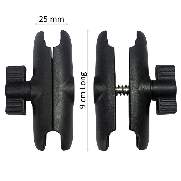BOBO Extension Arm with Dual 25mm Ball Sockets for Motorcycle Mounts
BOBO Ball Mount Extension Arm Compatible with 25mm Mounting Systems
