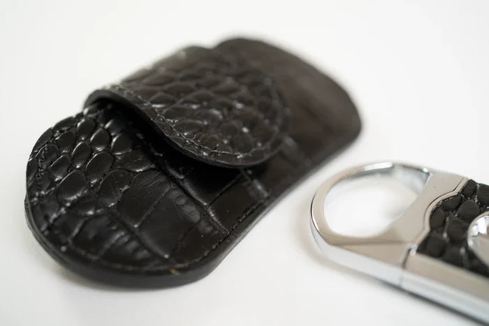 Brizard V Cutter Croco Black - VCCBB