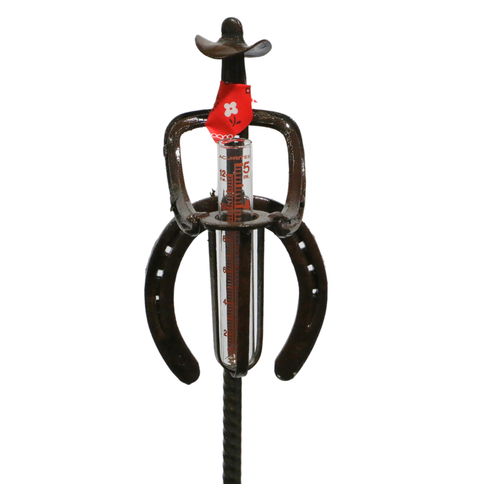 Cowboy Rain Gauge