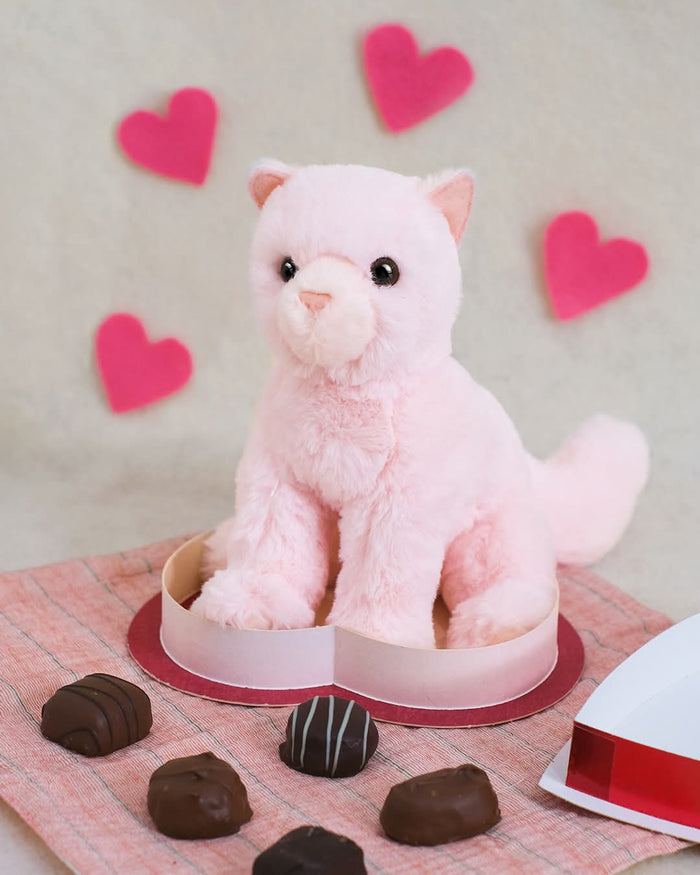 Douglas Toys Cadie Mini Soft Pink Cat Plush