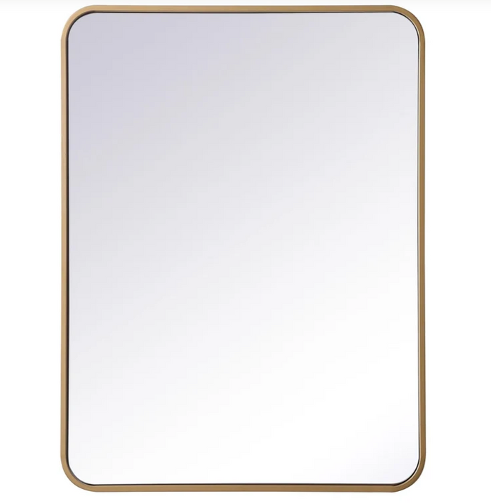 Evermore Brass Mirror