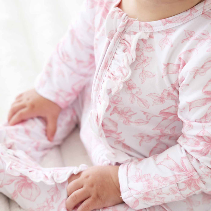Fancy Frills Ruffle Footie