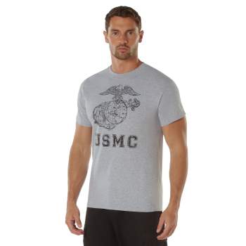 Graphic Print T-Shirt USMC Eagle, Globe & Anchor