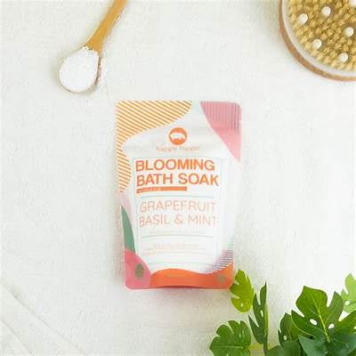 Happy Hippo Blooming Bath Soak - Grapefruit Basil & Mint