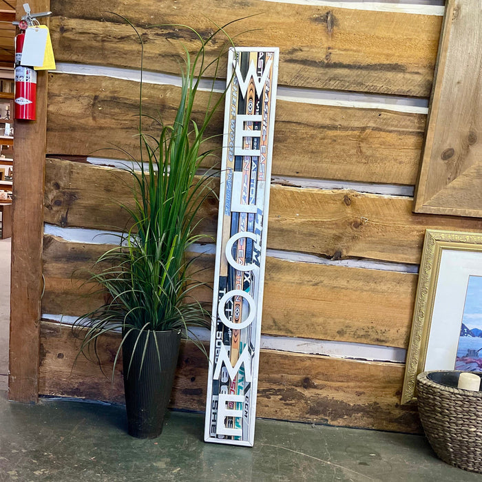 The Hockey Stick Guy Welcome Sign