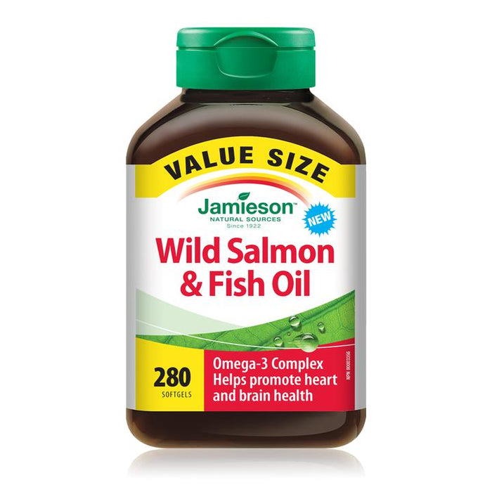 Jamieson: Wild Salmon & Fish Oil Omega-3 Complex