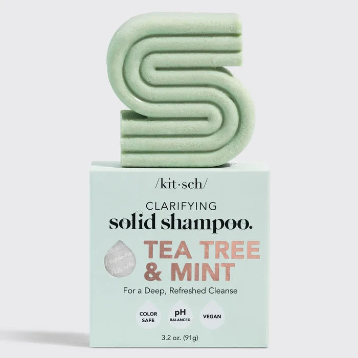 Kitsch Tea Tree + Mint Clarifying Shampoo Bar