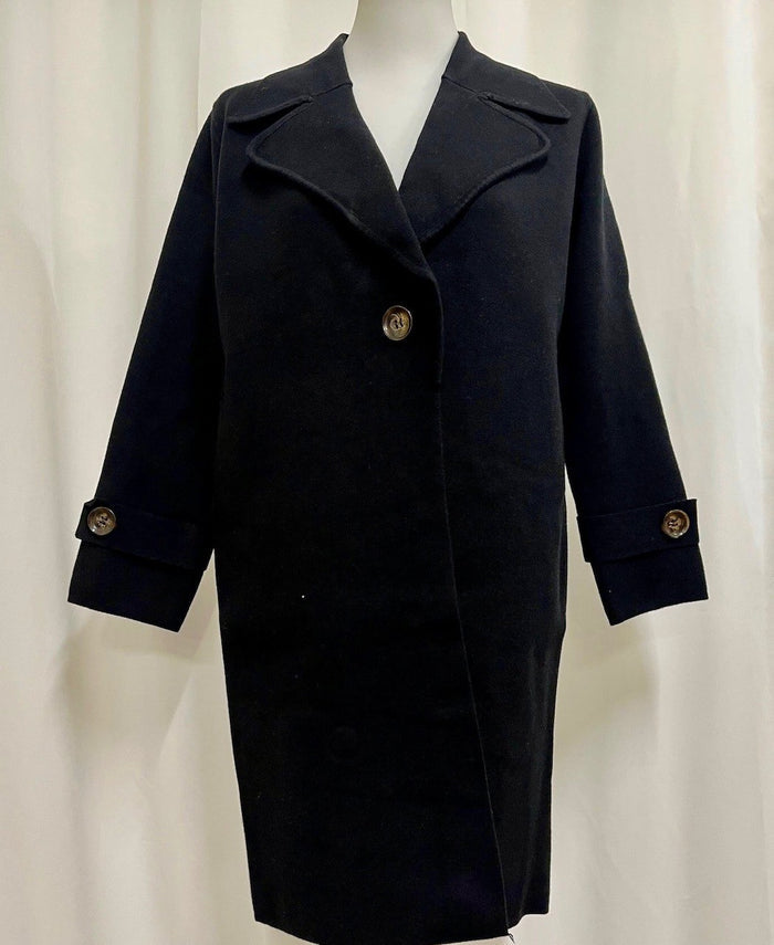 Knit Coatigan - Black