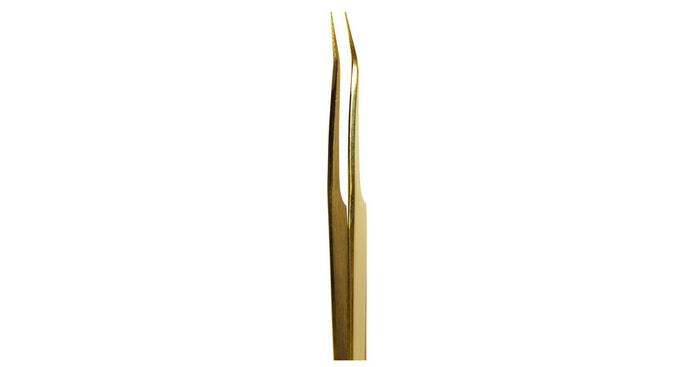 Lash Affair Two of a Kind - Gold Tweezers (Long Straight - Isolation)