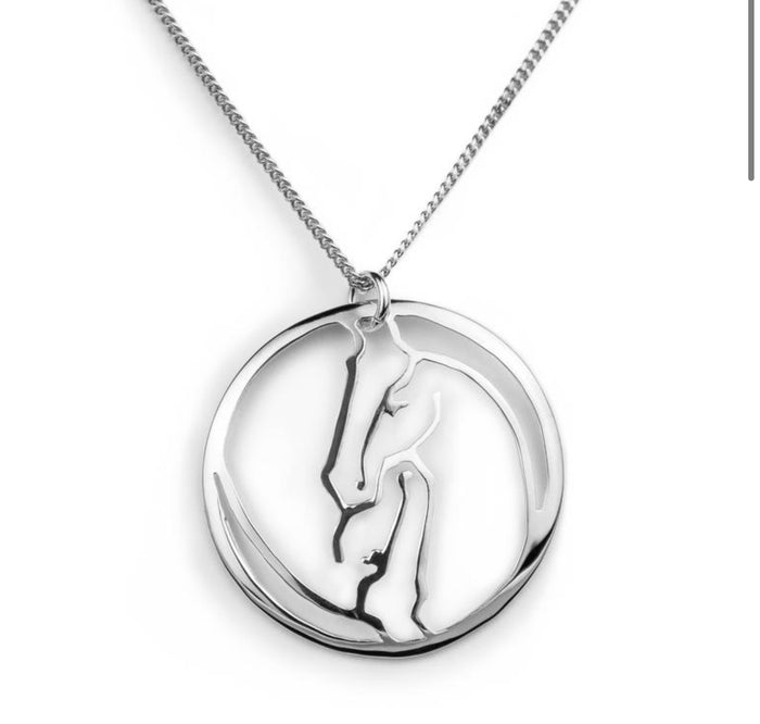 Loriece Reverse Horse Head Necklace