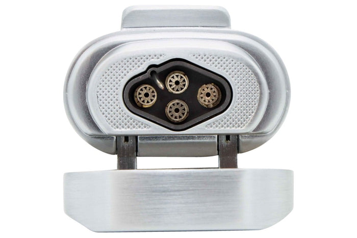 Lotus Brawn Chrome Quad Torch Table Lighter - 24-0900