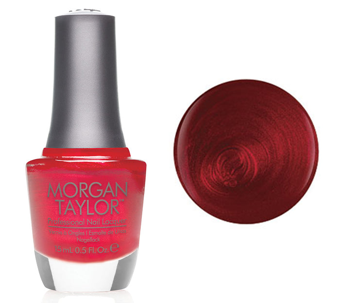 Morgan Taylor Lacquer Nail Polish - Wonder Woman - Red Pearl - 15ML