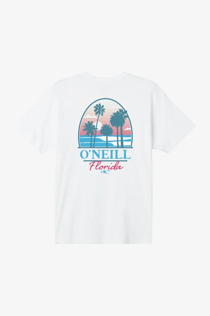 O'Neill Florida Palms Men's Tee Shirt - White Mens T Shirt
