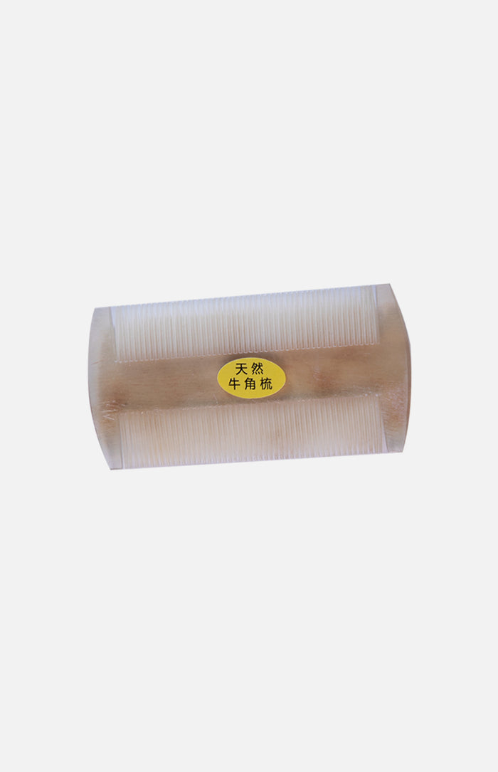 Ox Horn Double Tooth Comb(Bai Chi Style)