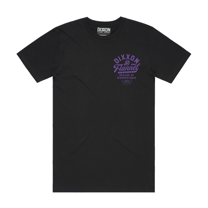 Pastime T-Shirt - Black & Purple