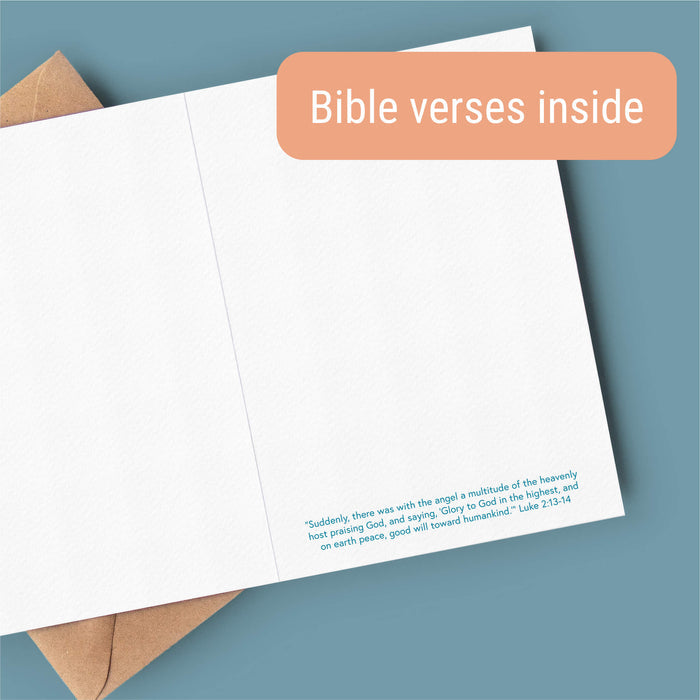 Peace Dove Bible Verse Christmas Cards (8 card pack)