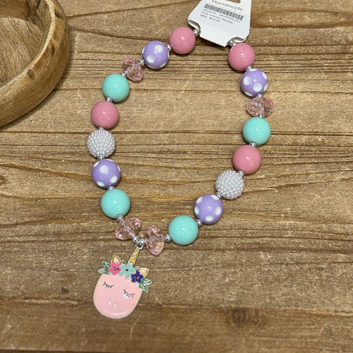 Pink Chunky Necklace