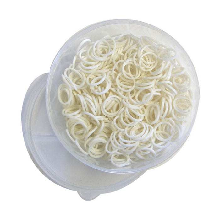 Rubber Braiding Bands Tub - 800pcs