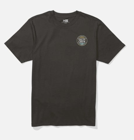Salty Crew Simple Fade Classic Men's S/S Tee- Black Mens T Shirt