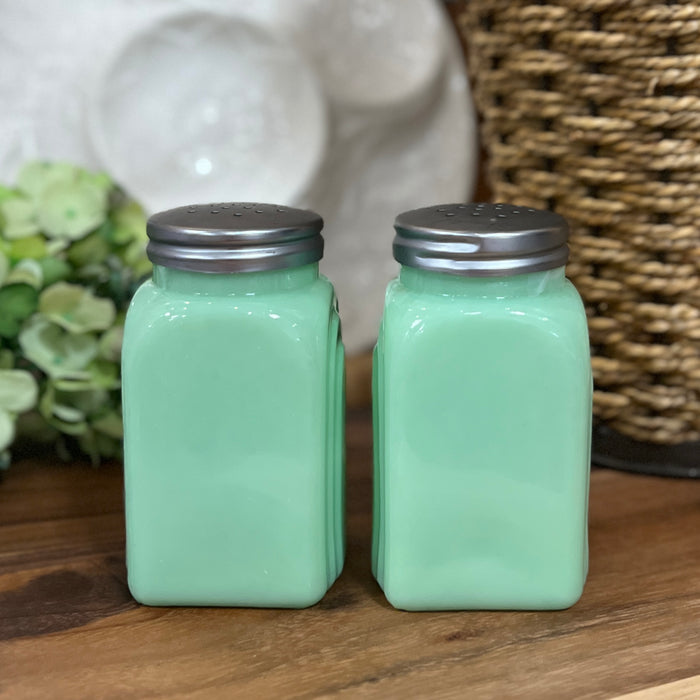 Sunbeam Jadeite Salt & Pepper Shakers