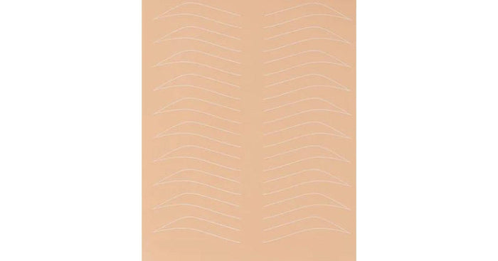 Synthetic Practice Skin (latex) - Eybrow