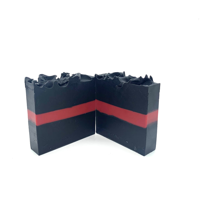 Masculine Thin Red Line Artisan Soap for men