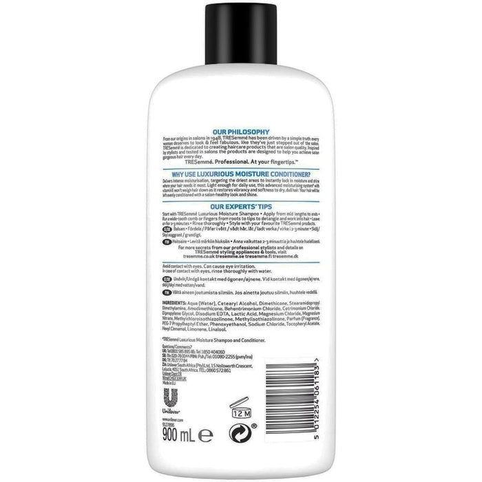 TRESemmé Moisture Rich Luxurious Moisture Conditioner (900ml). - shopperskartuae
