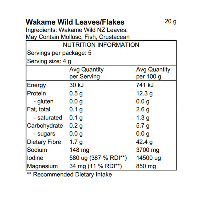 Pacific Harvest Wakame Leaves - Wild _3