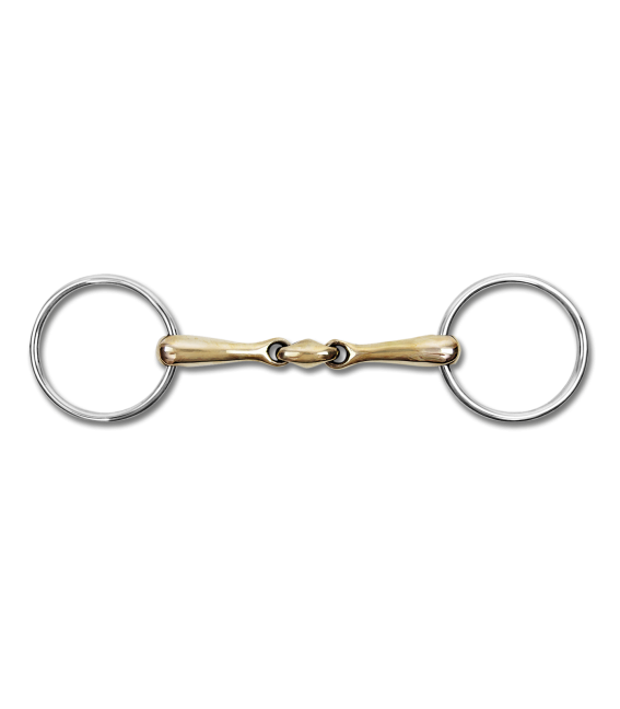 Waldhausen Cupris Double Jointed Loose Ring Snaffle