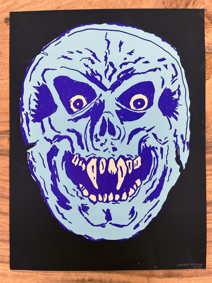 (Walker Mettling) Blue Skull