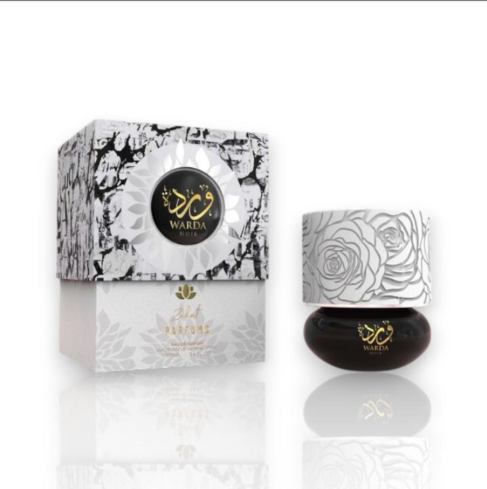 Zakat Perfumes | Warda Noir | Eau De Parfum | Women's Fragrance | 100 ML - 3.4 oz | Mandarin - Bergamot & Grapefruit Notes