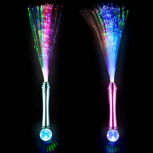 15" MAGIC BALL FIBER OPTIC WAND LLB toy-wand kids