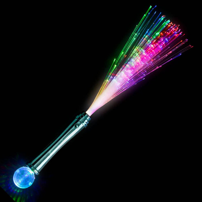 15" MAGIC BALL FIBER OPTIC WAND LLB toy-wand kids