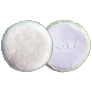 3D - 8" White Lamb's Wool Cutting Pad