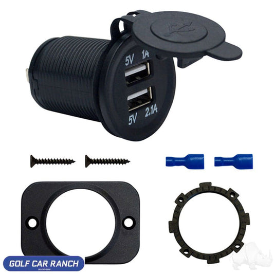 477394860001 KIT,USB,12V,UNGRND,CHARGER CLUB CAR ACCESSORY