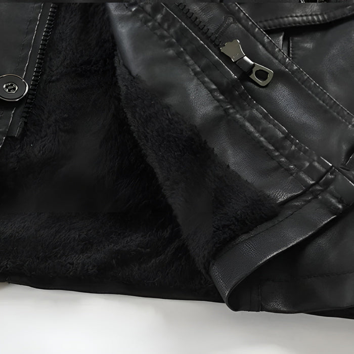 Adrien™ | Elegant Long Leather Coat for Men