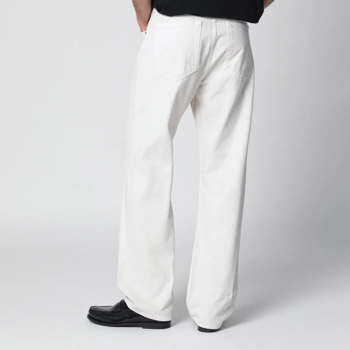 AGOLDE - White trousers in regenerated denim