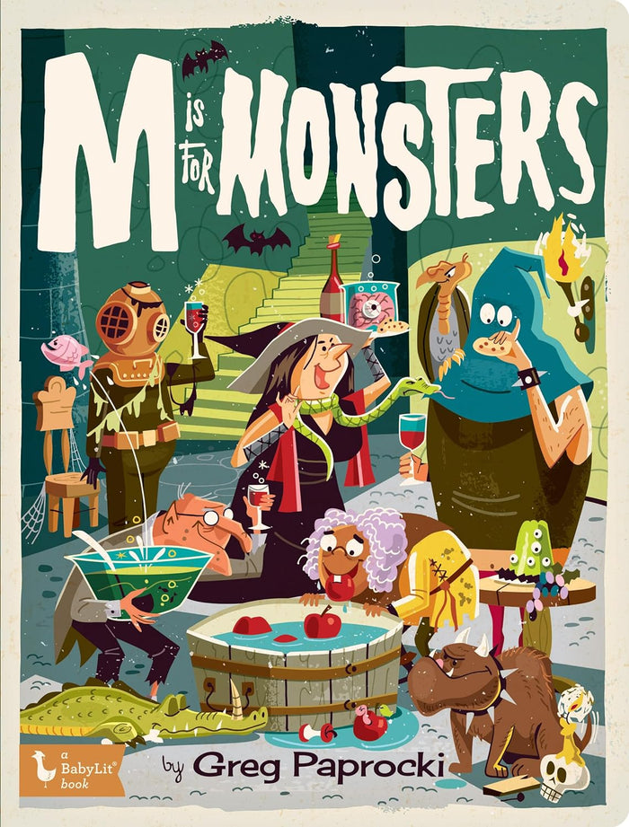 BabyLit Alphabet Books - M is for Monsters