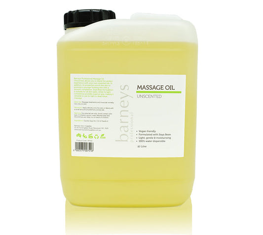 Barneys Massage Oil - Unscented - 10 Litre