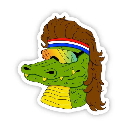 Big Moods Merica Gator Vinyl Sticker