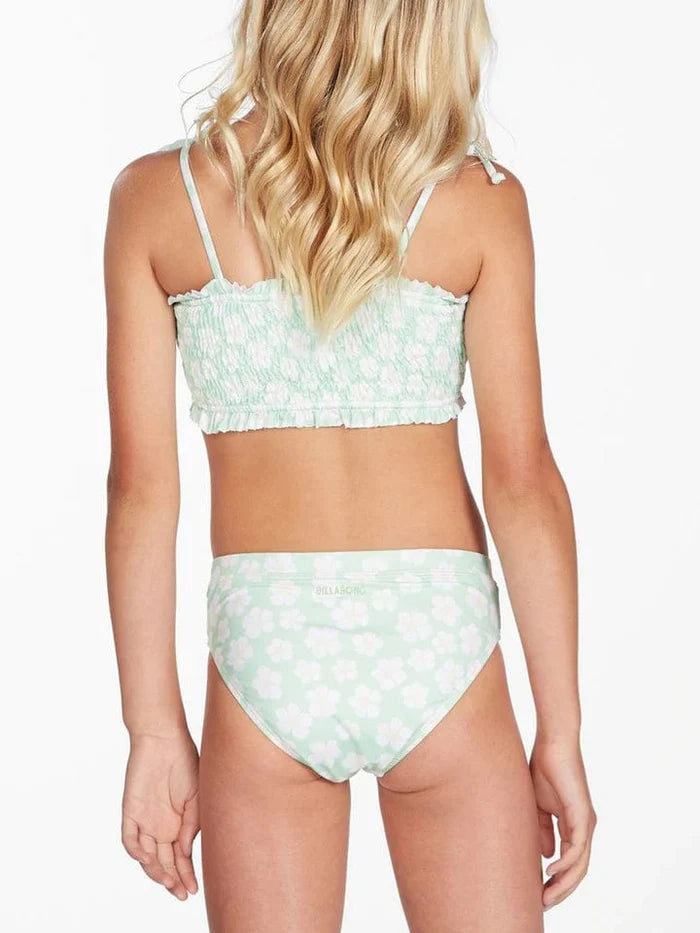 Billabong Girls Ditsy Love Smocked Top Bikini