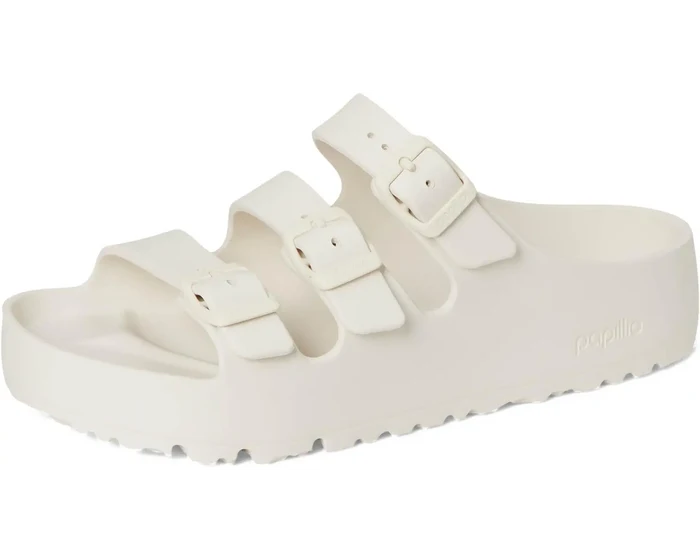 Birkenstock Florida Flex Platform EVA in Eggshell