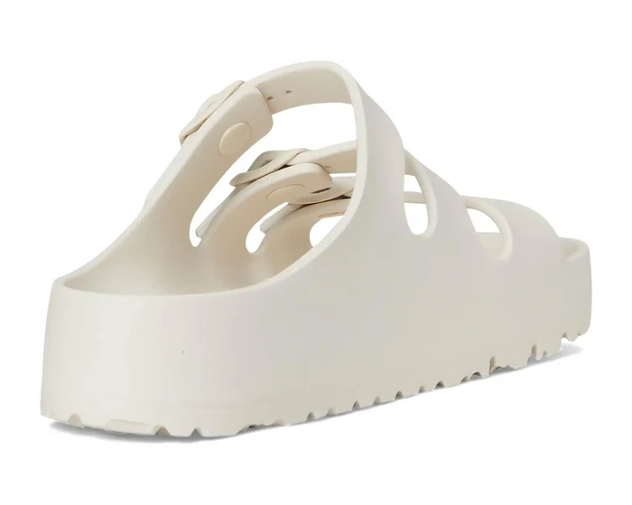 Birkenstock Florida Flex Platform EVA in Eggshell